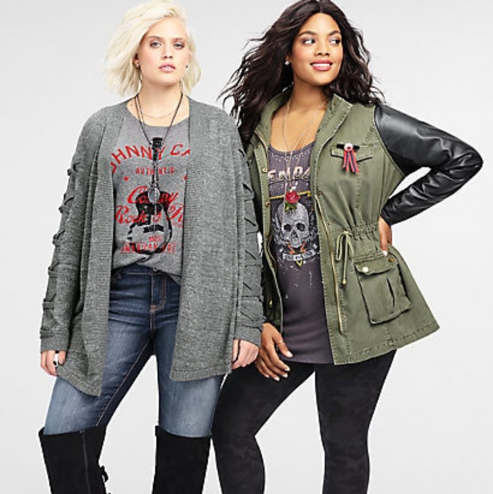 Mixed Fabric Anorak Jacket - Picture 5 of 5